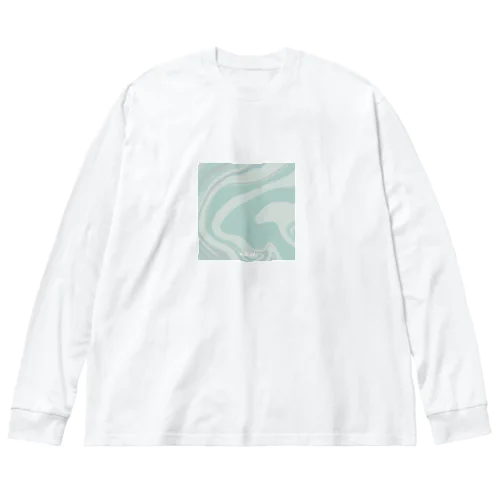 Marble_sax ビッグシルエットロングスリーブTシャツ