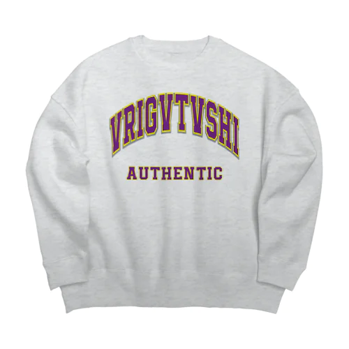 OLD SCHOOL"AUTHENTIC" ASH Big Crew Neck Sweatshirt