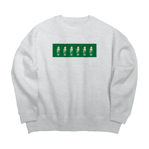 トマトが好きな人のクリームソーダ Big Crew Neck Sweatshirt