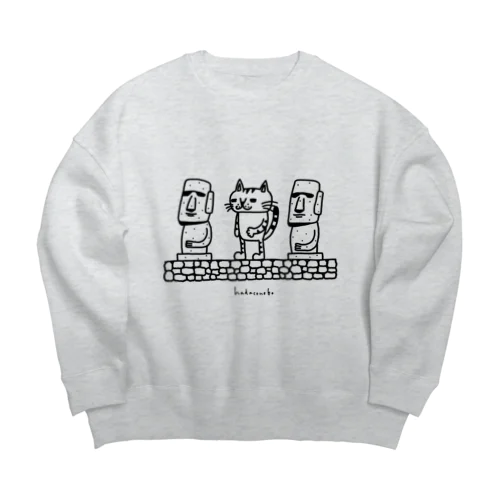 モアイ Big Crew Neck Sweatshirt