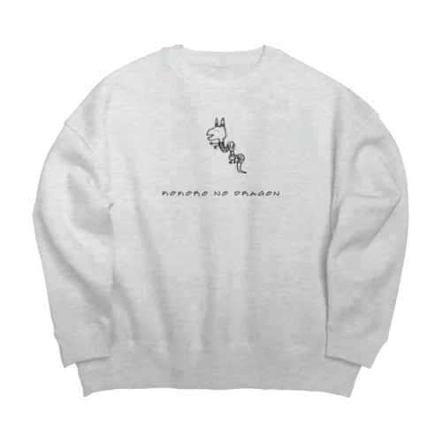 ココロノドラゴン Big Crew Neck Sweatshirt