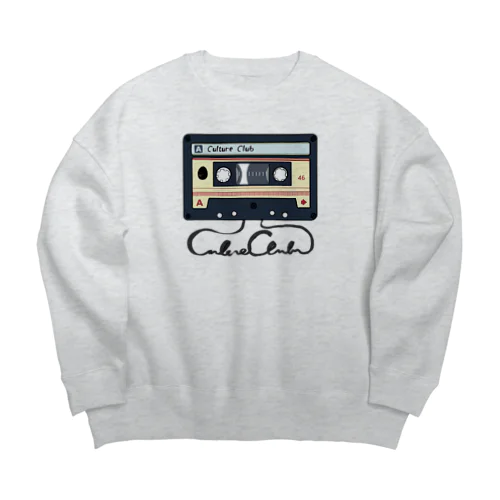 [ Culture Club ] CASSETTE TAPE OVERSIZED SWEAT SHIRT① ビッグシルエットスウェット