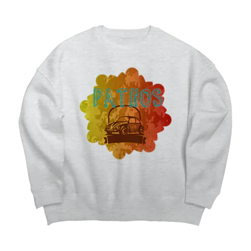 哀愁ただようペイソス Big Crew Neck Sweatshirt