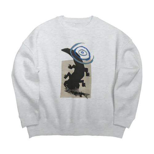 オオサンショウウオ Big Crew Neck Sweatshirt