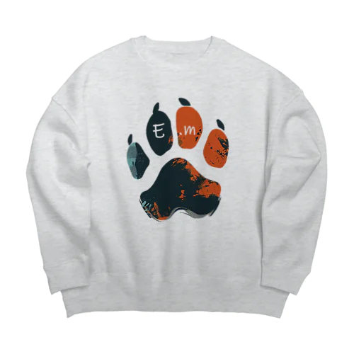 ニクキュー・ロゴーE.m＃01 Big Crew Neck Sweatshirt