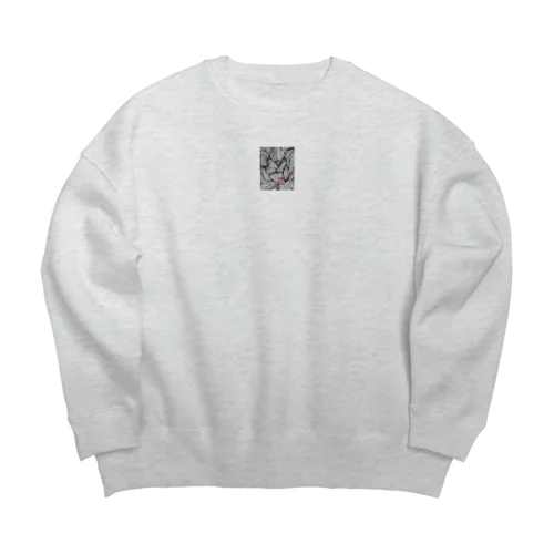 R/E/N. B/W Big Crew Neck Sweatshirt