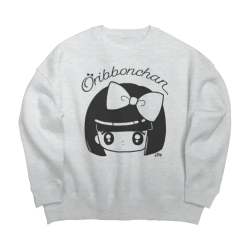 ORIBBONCHAN Big Crew Neck Sweatshirt