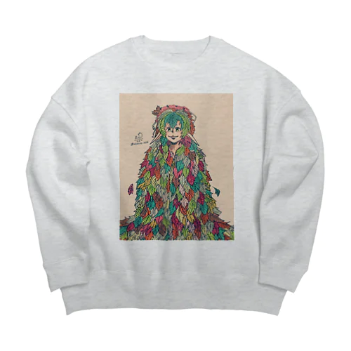 毒蟲。｢森の妖精さん｣ダボダボスウェット Big Crew Neck Sweatshirt