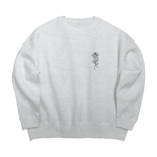 rose18. Big Crew Neck Sweatshirt