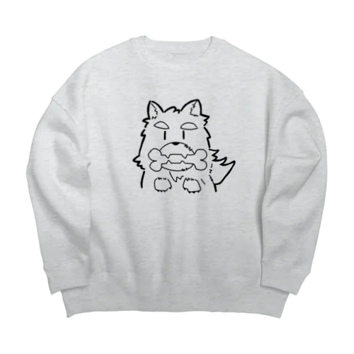 いぬ。 Big Crew Neck Sweatshirt