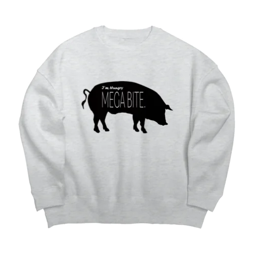 食いしん坊 Big Crew Neck Sweatshirt