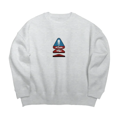 間歇泉 Big Crew Neck Sweatshirt