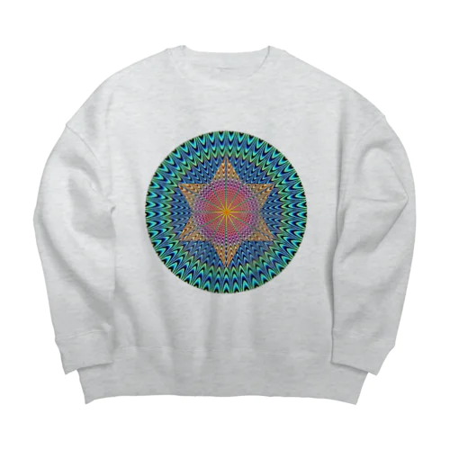 I & I SEE JAH LIGHT (M) Big Crew Neck Sweatshirt