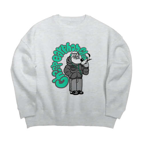 c.e.c LOGO  SWEATSHIRT Big Crew Neck Sweatshirt