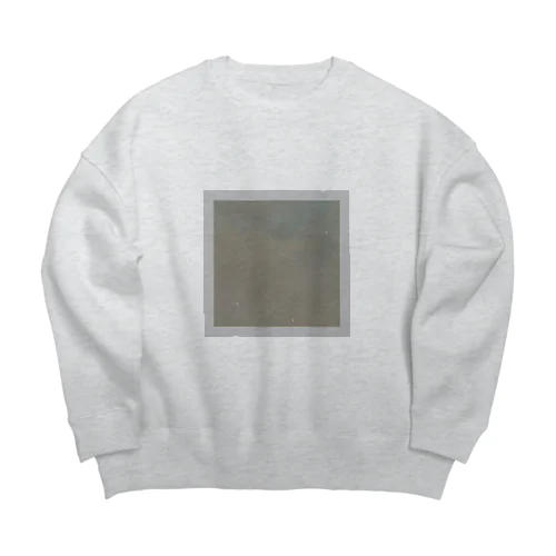 ぼやぼや　オサンポイエロー Big Crew Neck Sweatshirt