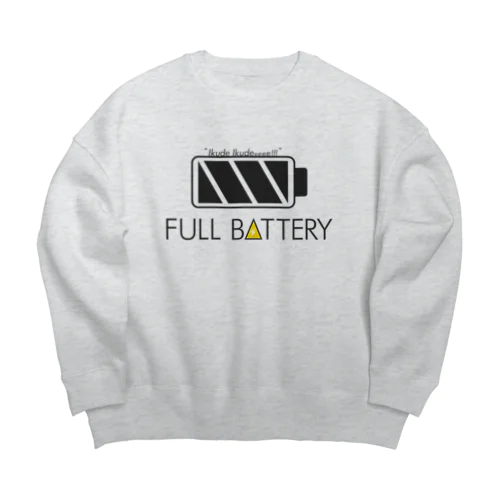 FULL BATTERY Big Crew Neck Sweatshirt