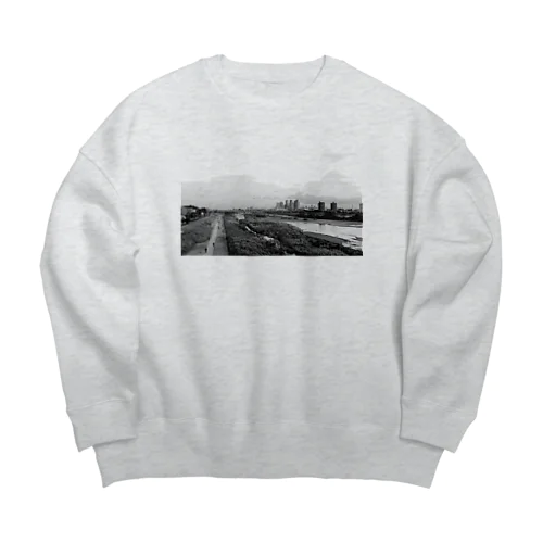 ひとりにしないで(Don't leave me alone) Big Crew Neck Sweatshirt