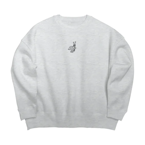 でんでん虫の親子 Big Crew Neck Sweatshirt