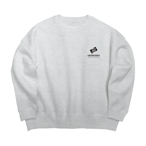 黒ロゴ-BIGシルエットスウェット Big Crew Neck Sweatshirt