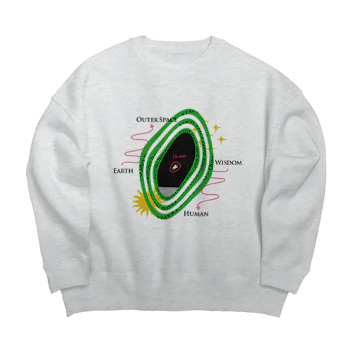 Stacy’s Space Travel Agency Big Crew Neck Sweatshirt