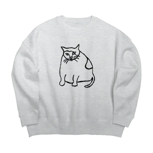 毛玉くん Big Crew Neck Sweatshirt