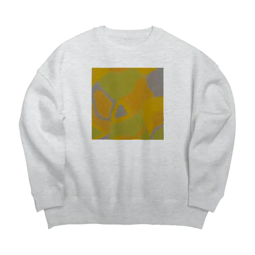 柄！うねうね Big Crew Neck Sweatshirt