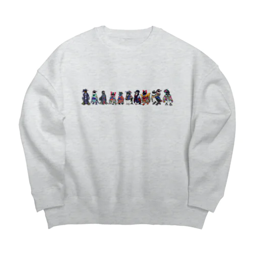 Kimono Penguins Dream Team Big Crew Neck Sweatshirt