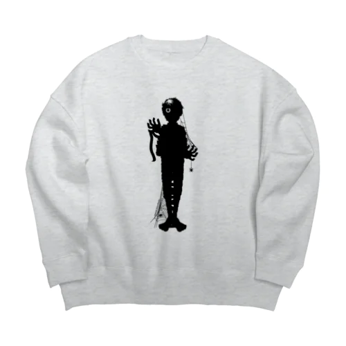 ホラーズシルエット(ミイラ男) Big Crew Neck Sweatshirt