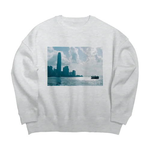 【We♥︎︎香港】 朝のスターフェリー通勤 Big Crew Neck Sweatshirt