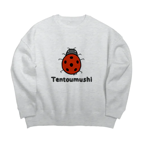 Tentoumushi (てんとう虫) 色デザイン Big Crew Neck Sweatshirt