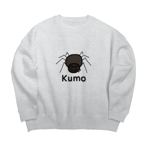 Kumo (クモ) 色デザイン Big Crew Neck Sweatshirt