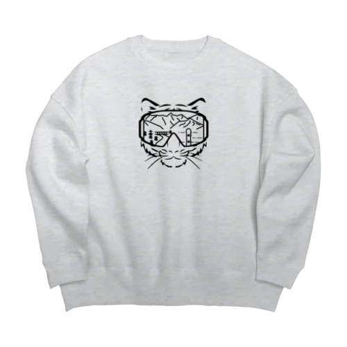 HAKUBA SNOW TIGER Big Crew Neck Sweatshirt