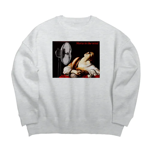 風の中のマリア Big Crew Neck Sweatshirt