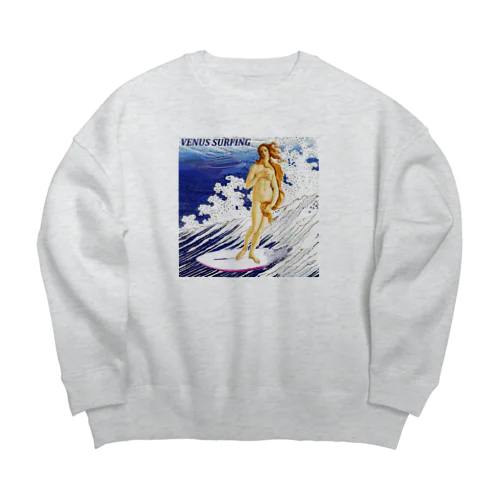 波乗りヴィーナス Big Crew Neck Sweatshirt