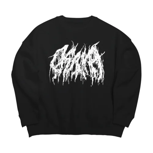 デスメタル大阪/DEATH METAL OSAKA Big Crew Neck Sweatshirt