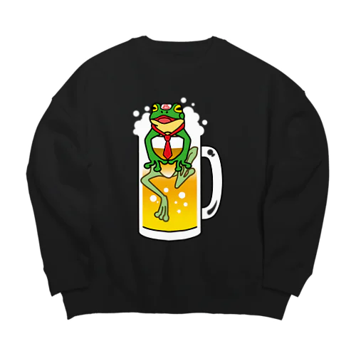 ビール風呂 Big Crew Neck Sweatshirt