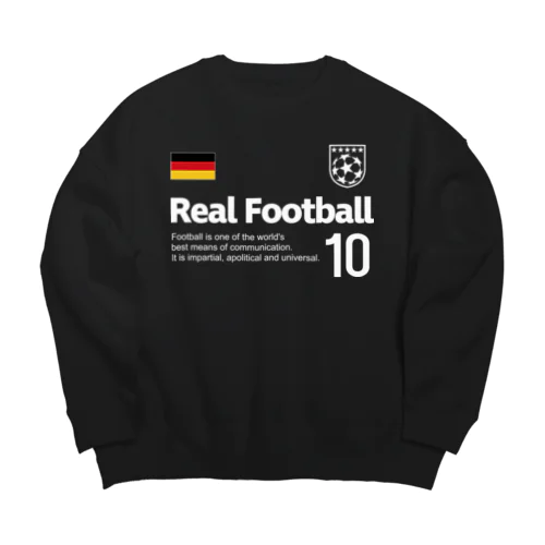 リアルフットボール ドイツ Big Crew Neck Sweatshirt