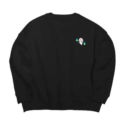 ドット絵ゆうれい Big Crew Neck Sweatshirt