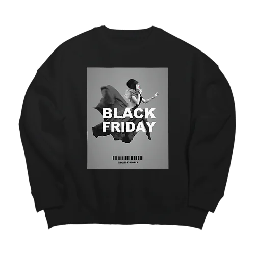 BLACK FRIDAY 2022 (BLACK) Big Crew Neck Sweatshirt