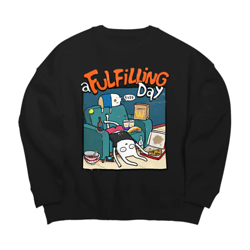 a FuLFiLLiNG Day Big Crew Neck Sweatshirt