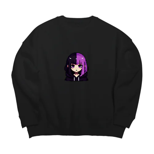 ゲーム大好きしおりちゃん Big Crew Neck Sweatshirt