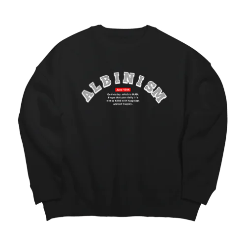 6月13日のアルビニズム Big Crew Neck Sweatshirt