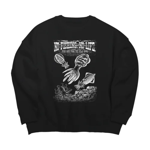 Fishing_S8_W Big Crew Neck Sweatshirt