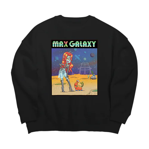 MAX GALAXY Big Crew Neck Sweatshirt