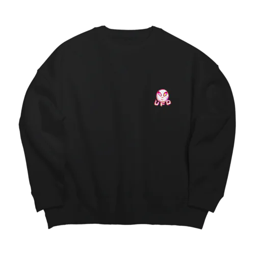 宇宙人はすぐそばにいます🎵♬♪ Big Crew Neck Sweatshirt