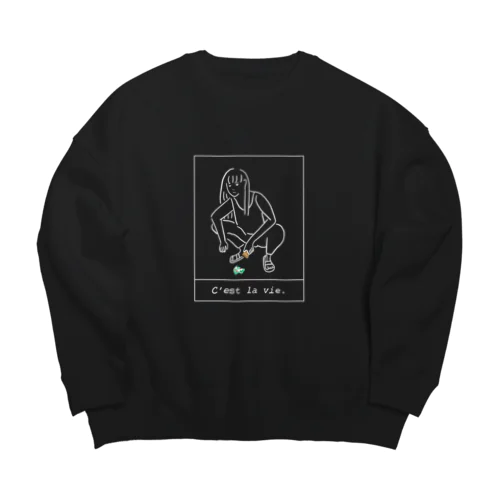 セラヴィ！！！ Big Crew Neck Sweatshirt