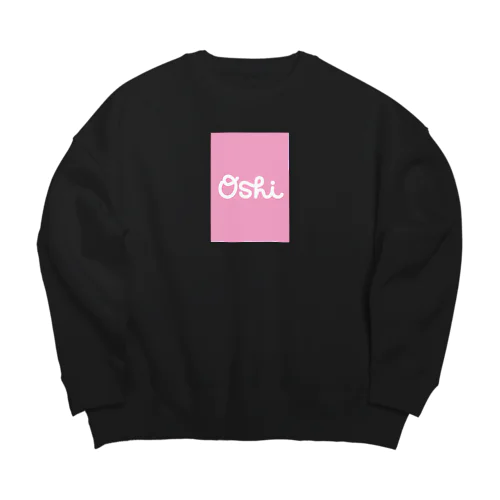 •Oshi•  Pink sq ビッグシルエットスウェット