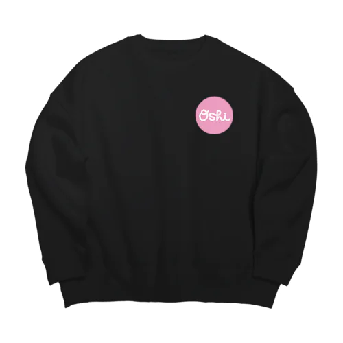 •Oshi•  Pink 7 Big Crew Neck Sweatshirt