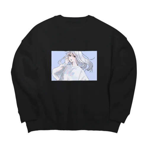 ☽︎‪︎.*·̩͙‬ Big Crew Neck Sweatshirt