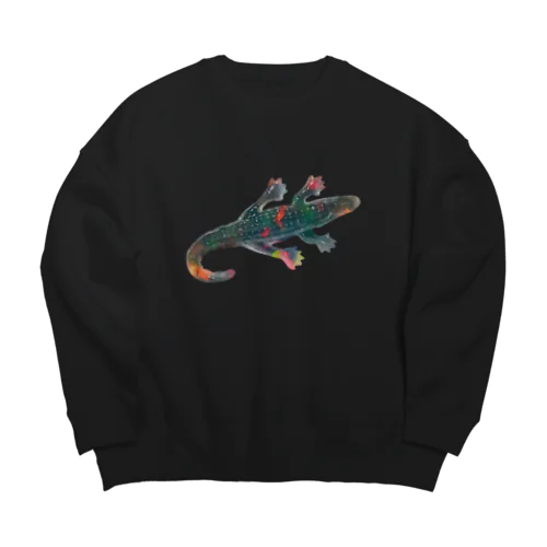 gummy_ crocodile Big Crew Neck Sweatshirt